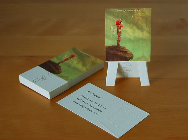 creative art business card